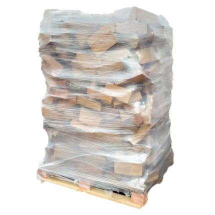 Brennholzpalette 25 cm, 3 Ster, gebrauchsfertig - gemischte Harthölzer